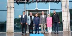 Fahri Çakır Düzce Üniversitesi Rektörünü Ziyaret Etti