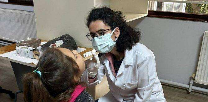 Öğrencilere Ağız ve Diş Sağlığı Taraması Yapıldı