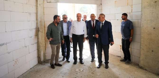 Başkan Özlü, otel yatırımını yerinde inceledi