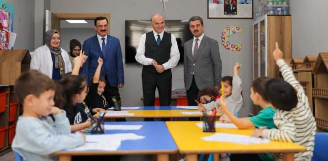 Kuran kursunun minik öğrencileri ile bir araya geldi