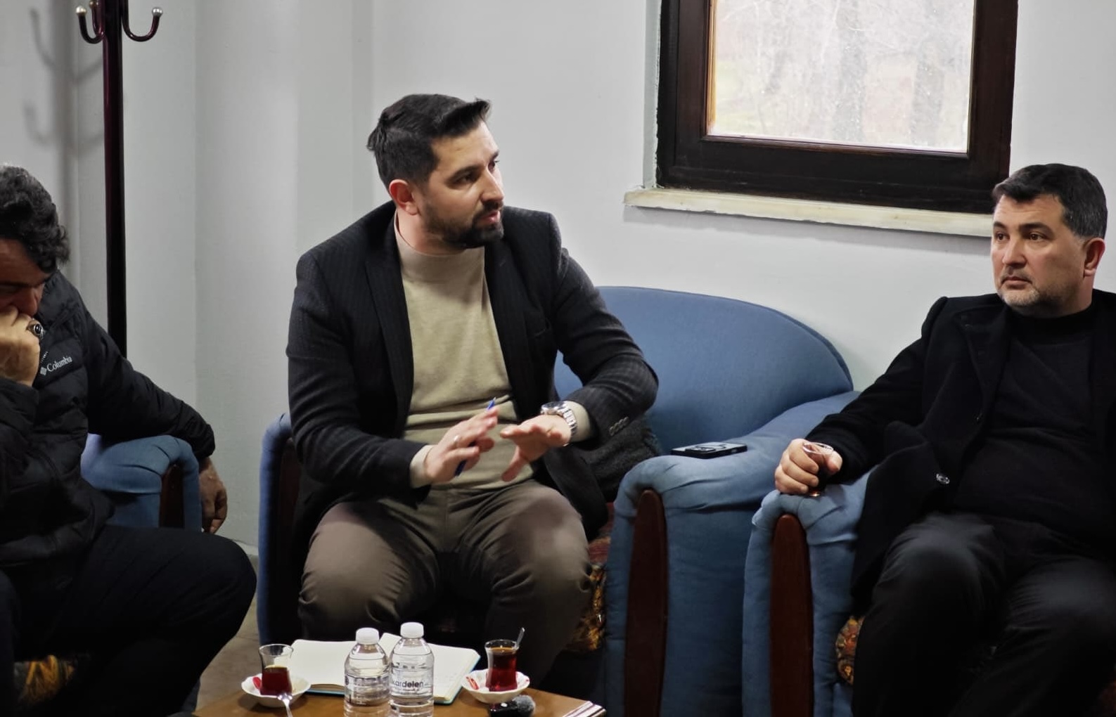 Öztürk ve Koç sahada incelemelerde bulundu