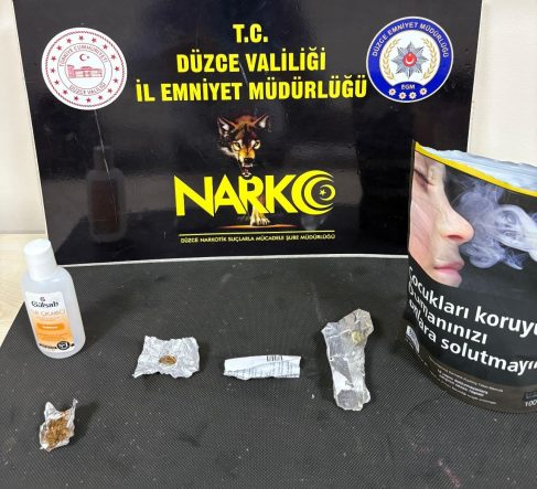 Düzce’de uyuşturucu operasyonu: 9 gözaltı