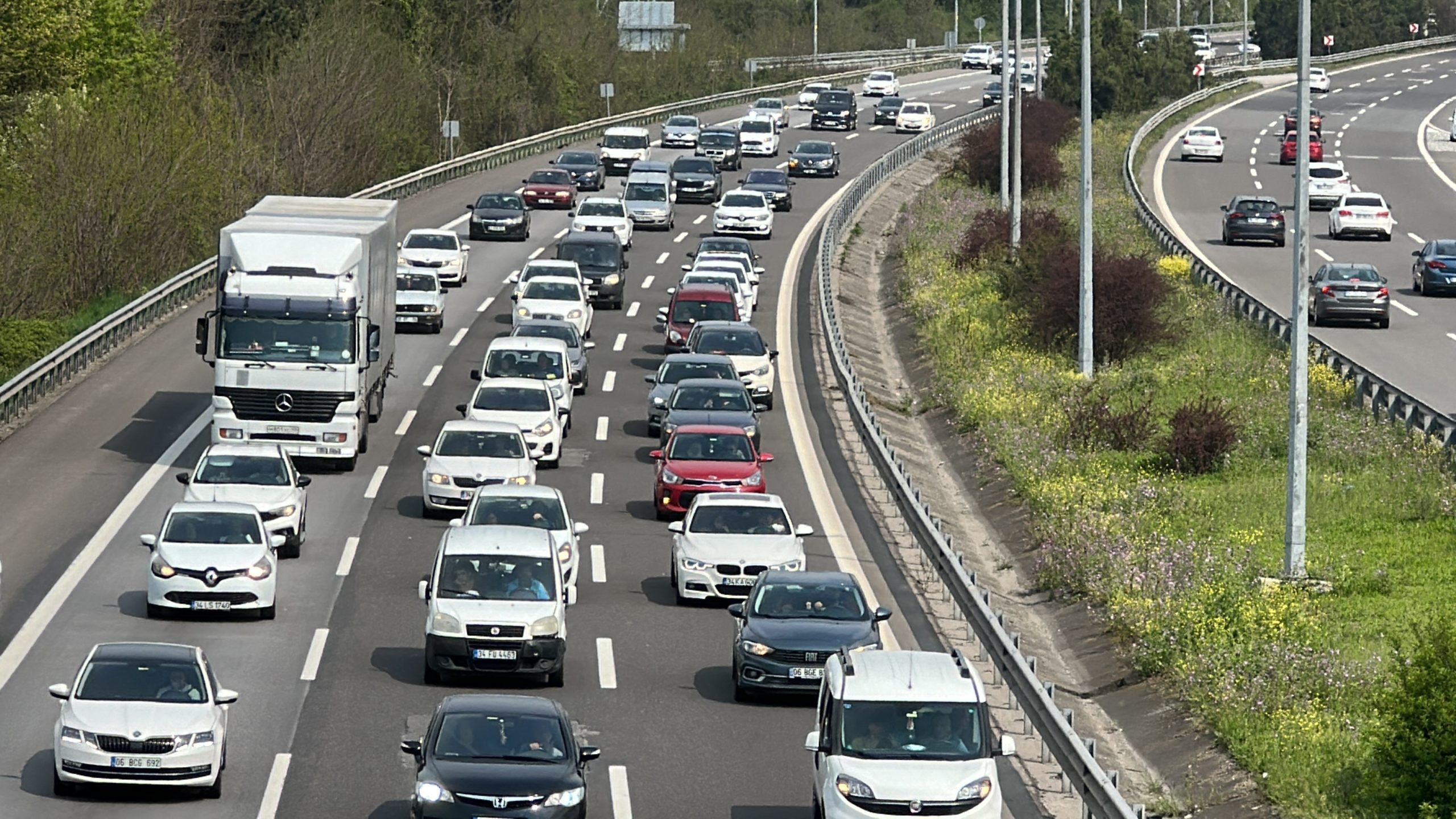 Düzce’de araç sayısı 164 bini  geçti